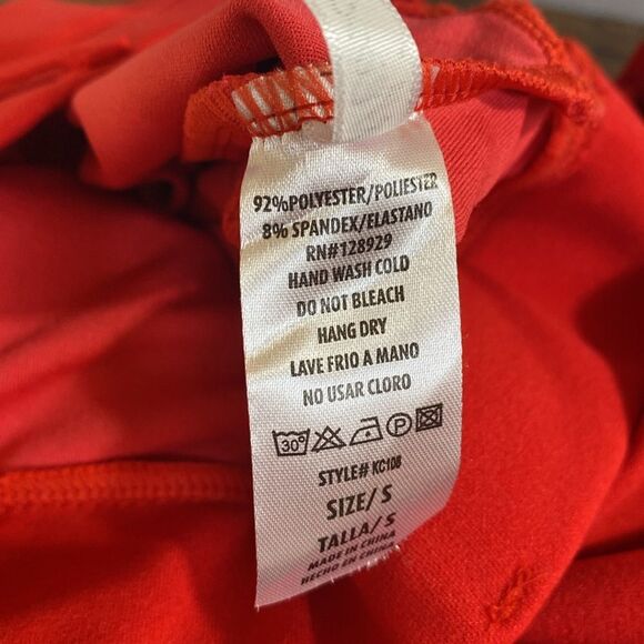 New Mix Red Stretch Dress Pants | Size Small - Picture 7 of 7